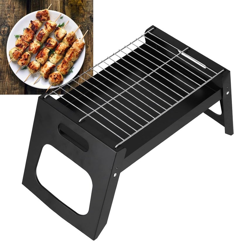 woobles BBQ Grill, Three-dimensional Ventilation Travel Foldable Tabletop Portable Charcoal Grill Rack for Outdoor for Camping for Backyard - Image 3